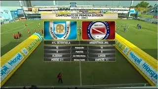 F&uacute;tbol en vivo. Rafaela vs. Argentinos. Fecha 16. Campeonato de Primera Divisi&oacute;n 2016