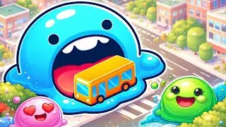Super Slime.io-SATISFYING Black Hole Gameplay|NEW GAME#10#SuperSlime#BlackHoleGameplay#gameplay