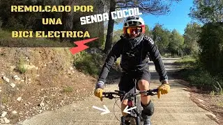 &iquest;Remolcado por una bicicleta el&eacute;ctrica? Senda Cocoll por su cara extrema