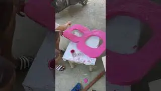 how to make number 18 standee using styro and sintra board