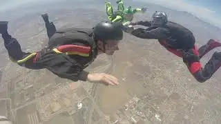 4 Way Skydive - Formations with Dan and Mark