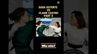 🥊SARA DUTERTE vs CLAIRE CASTRO ‼️🔥 Who Wins? #saraduterte #vpsaraduterte #duterte #shorts #ai
