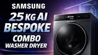 Samsung 25 KG AI Bespoke Combo Washer Dryer &ndash; Live Demo & Honest Review | Smart Ghar India