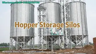 Grain Hopper Bins and Grain Silos Manufacturers #ricemill #silosystem  #grainsilo