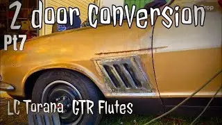 Установка защитных накладок GTR - переделка LC Torana в двухдверный автомобиль, часть 7