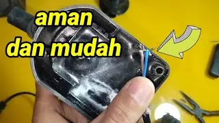 menyambung kabel pompa aquarium | memper baiki pompa aquarium