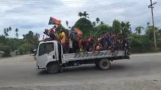 Pre Independence float in Madang, PNG 