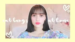 ✂️How to Cut Bangs [Anime & Korean See-Through Bangs]