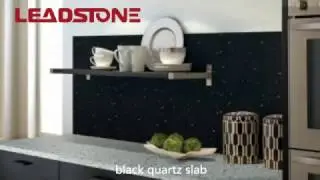 Leadstone- black quartz countertops - beige quartz countertops- quartz slabs wholesale