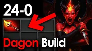 QUEEN OF PAIN MID (7.39e) &mdash; IMMORTAL Dagon Build One-Shot Godlike