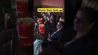 POV:My parents first ever movie theater experience in the USA🇺🇸🍿#rajasaab #telugumovie #cinemark
