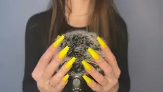 ASMR Brain Massage With Fluffy Mic Cover at 99,9% Intensity , personal attention 💛💛💛