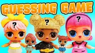 LOL Surprise Dolls Glam Club Fashion Show Guessing Game! Featuring Glitter Series Queen Bee!