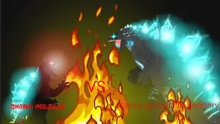 DC2- (showa)godzilla vs titanus godzilla (legendary)  (accurate fight)