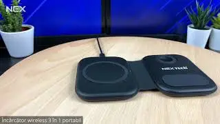 Incarcator wireless portabil 3 in 1 || Magsafe 15W Fast Charging