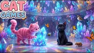 🦋3D Realistic CAT TV with Natural Scenes🐾Stress-Relief Sound and Visual for Cat to watch😽