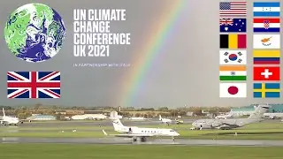COP26 | WORLD LEADERS' AIRCRAFT | GLASGOW, PRESTWICK & EDINBURGH