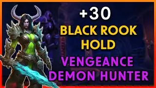 +30 Black Rook Hold - Fortified Bolstering ⚔️ Vengeance DH PoV | Dragonflight M+ Season 3