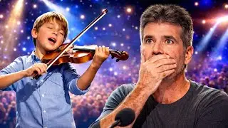 A Little Violinist Plays ONE Note&hellip; Simon Cowell&rsquo;s Face Changes Forever 😭 | AGT Emotional Duet.... 