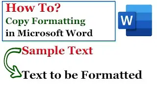 Quick Way to Copy Formatting in Microsoft Word