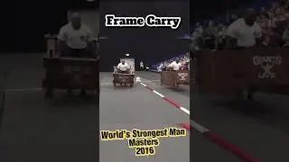 Nick Best vs. Mark Felix &ndash; Epic Frame Carry Showdown | WSM Masters 2016 #nickbest #strongman