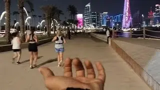 qatar corniche doha night view 2025 🇧🇭#qatar #qatar_cornich #foryou 
