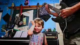 Steve's Lava Chicken! 4yo & Dad Jam!