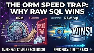 The ORM Speed Trap: Why Raw SQL Wins