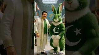 🇮🇳 India vs 🇵🇰 Pakistan Challenge between Rabbits 🐿️ #ai #india #pakistan #rabbit #ytshorts