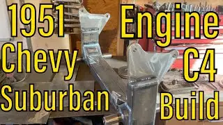 Building C4 crossmember and Gen 4 LS engine Updates