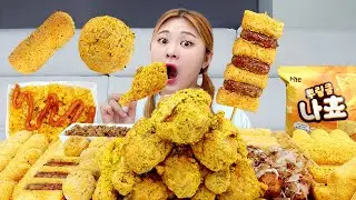 Spicy Fried Chicken Mukbang 하이유의 뿌링클 먹방 모음🐔! Korean Chicken Spicy Fire Noodles Collection | HIU 하이유