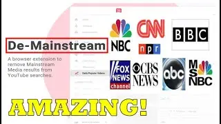 Де-Мейнстрим УДАЛЯЕТ основные медиа с YouTube!