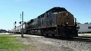 CSX #3231/CSX #3406 M-DPU with 139 cars on M326 | Contaminated 6 Axle Car | 07/14/24