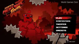 Super Meat Boy Forever - Full Game Walkthrough (ps4)