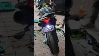 Warmup of India&rsquo;s Oldest Yamaha R1 With stock exaust @Kawasakilife @BaronAlpha @jsfilmsindia #shorts