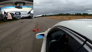 Dual View of My 6spd Acura TL SH-AWD Autocross Run Back in Sept '22