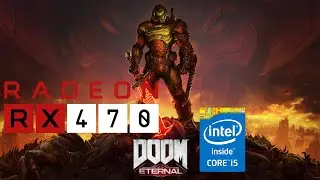 RX 470 4GB in Doom Eternal at High Settings 1080p