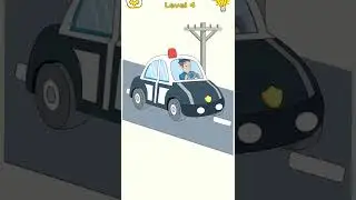 Draw Police - Tricky Puzzles Level 4