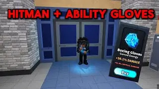 I USED THE OP CURSED GLOVES + HITMAN (UNSTOPPABLE) (FIGHT IN A SCHOOL)
