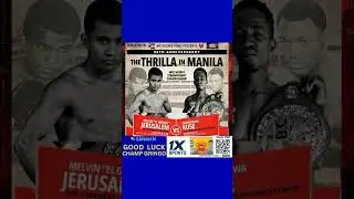 WBC World Minimumweight Champion Melvin Jerusalem 24-3 kontra WBC #2 contender/ WBC Silver