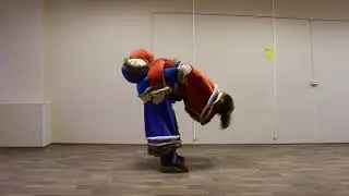 Illusion mascot costume Two fighting boys | Mascot custom Anastasia