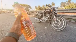 Royal Enfield bullet 350 mileage test⛽️💥/ Vishnu gaja❤️