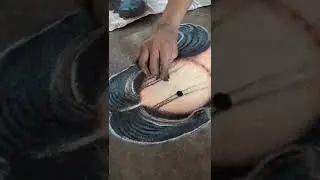 Very Easy Doll Face Rangoli  Design👍👍