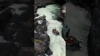 TUNNEL CHUTE DRONE SHOT | Middle Fork American River #rafting