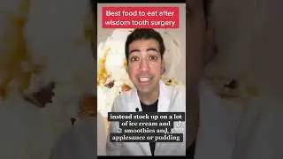 Best food to eat after Wisdom tooth surgery ✅ #wisdomteeth #wisdomtooth #oralsurgery #toothextractio