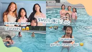 Swimming gardaii 🏊‍♀️🏊 #swimming vlog #enjoy with us ☺️😇