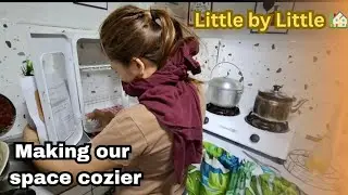 Upgrading My Small | Kitchen Little  By Little🏡|Fixing My Dish Rack|New things at home
