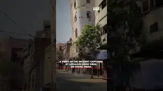 Caught On Cam: Building Collapses On Delhi Road, People Run To Safety