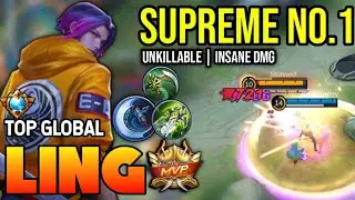 LING BEST BUILD 2023 | TOP GLOBAL LING GAMEPLAY | MOBILE LEGENDS✓