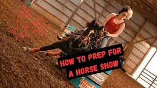 HOW TO PREP FOR A HORSE SHOW (college assignment)